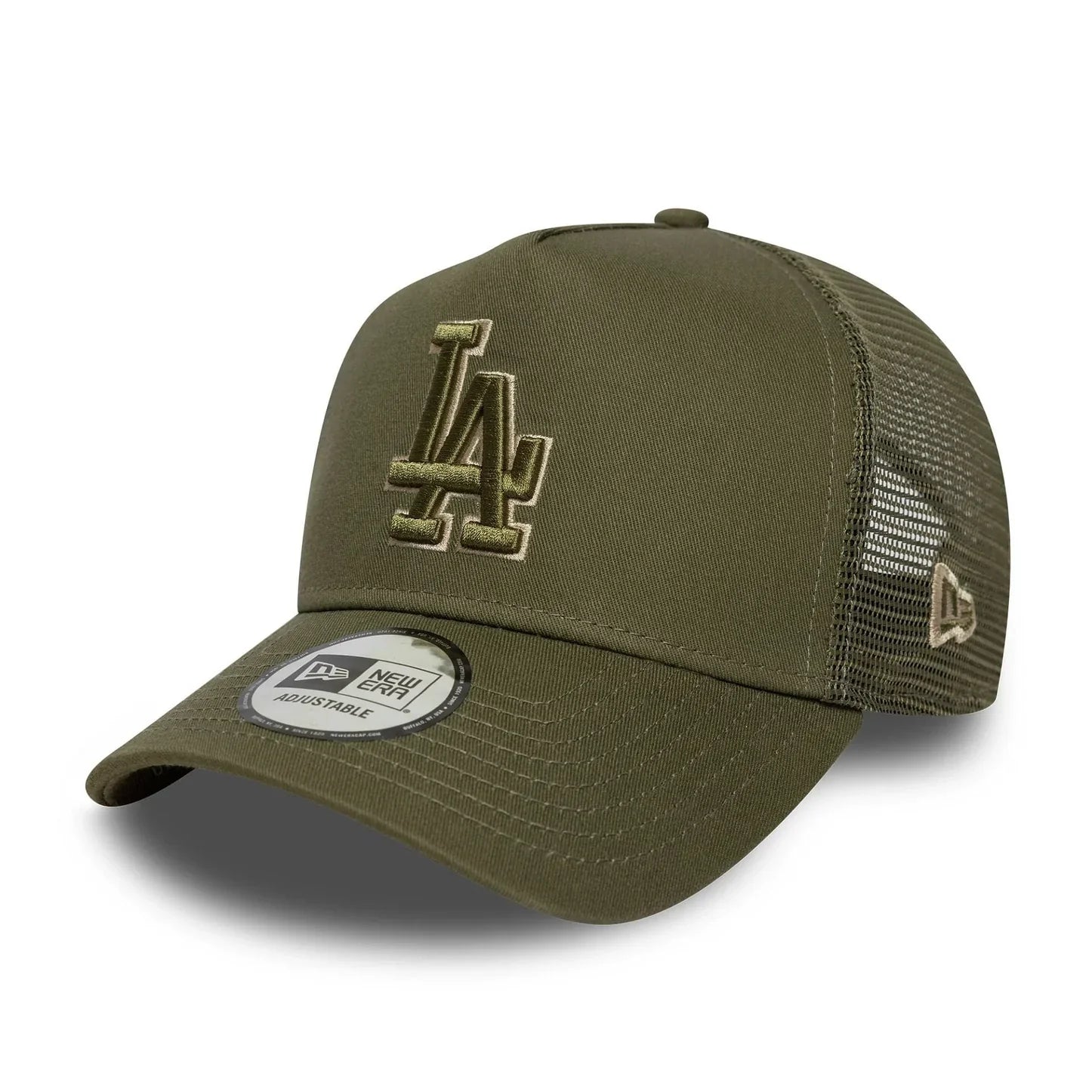 New Era - 9Forty Outline LA Dodgers Trucker Cap - Olive
